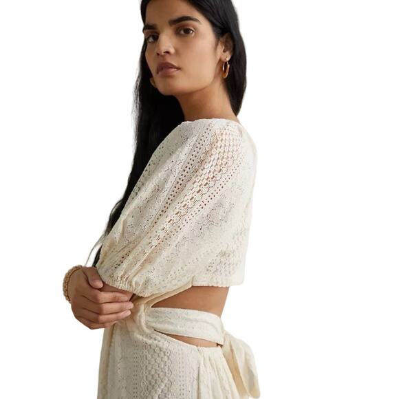 Anthropologie Verb by Pallavi Singhee Agneza Lace Maxi Dress Size 10 NWT $238 - Picture 3 of 16